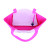 Custom Arlo Recycled rPET Tote - Pink Open view