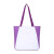 Custom Arlo Recycled rPET Tote - Purple - Back view