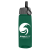 Custom Tritan Flair Bottle with Ring Straw Lid 26 oz - Translucent dark green