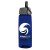 Custom Tritan Flair Bottle with Ring Straw Lid 26 oz - Translucent Navy Blue