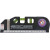 Custom Laser Level with 8' Tape Measure - Black