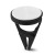 Custom Vroom Car Vent Phone Holder - Black Front View 