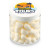Custom 8 oz Jar of Mini Candy Covered Marshmallows - White
