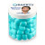 Custom 8 oz Jar of Mini Candy Covered Marshmallows - Blue