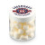 Custom 4 oz Jar of Mini Candy Covered Marshmallows - White