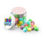 Custom 4 oz Jar of Mini Candy Covered Marshmallows - Assorted Open View