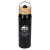 Custom Billy Eco-Friendly Aluminum Bottle with FSC Bamboo Lid - 26oz - Black