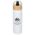 Custom Billy Eco-Friendly Aluminum Bottle with FSC Bamboo Lid - 26oz - White