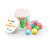 Custom 1 oz Jar of Mini Candy Covered Marshmallows - Assorted Open View