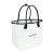 Custom Market Street Tapered Carryall Tote - Navy Side View 