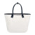 Custom Market Street Tapered Carryall Tote - Navy Back View 