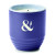 Custom Modern Sprout Garden Vibes Candle/Planter - Violet Hour/Lavender Candle front View 