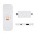 Custom RABS Spinner Dual Input USB Hub - White 