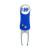 Custom Ahead Switchfix Divot Repair Tool - Blue with Silver open view