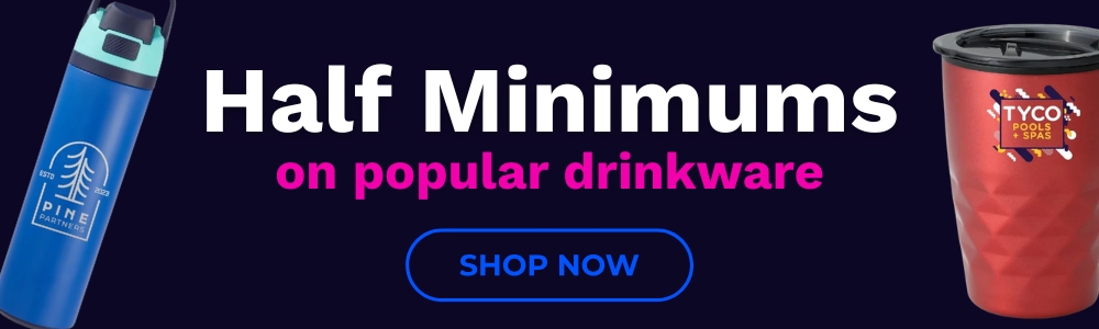 Half Minimums on Popular Drinkware