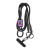 Custom Hang Around Charging Cable Lanyard - Black