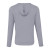 Custom Men's IZU Everything Performance Eco Hoodie - Light Grey Back View 
