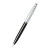 Custom Sheaffer 300 Glossy Black and Chrome Ballpoint Pen - Black Side View 