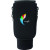 Custom Essentials Waterbottle Holder - Black front view