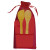 Custom Chef's Pocket Oven Mitt Bamboo Combo - Red
