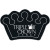 Custom Crown Flat Tire Coaster - Black