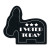 Custom Donkey Flat Tire Coaster - Black