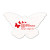 Custom Butterfly Shammy Coaster - White