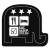 Custom Elephant Rubber Jar Opener - Black