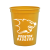 Custom Souvenir Cups-Full Color Digital- 16 oz - Athletic Gold