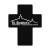 Custom Cross Vinyl Jar Opener - Black