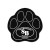 Custom Paw Vinyl Jar Opener 5PW - Black