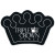 Custom Crown Recycled Rubber Jar Opener - Black