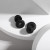 Custom Hushies Loop Ear Plugs - White with Black - Ear Plugs 