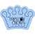Custom Crown Compressed Sponge - Blue