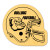 Custom Football Helmet Compressed Sponge - Buff