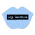 Custom Lips Compressed Sponge - Blue