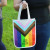 Custom Progress Pride Laminated Fashion Tote Bag - Lifestyle View