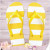 Custom Striped Adult Flip Flops