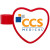 Custom Anti-Microbial Heart Stethoscope ID Tag - Red