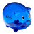  Custom Classic Piggy Bank - Blue