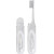Custom Travel Toothbrush - White