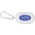 Custom AlertPod Personal Safety Alarm Key Chain - White Front View
