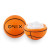 Custom Basketball Mint Container - Orange/black Open View