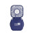 Custom Portable Rechargeable Desk and Neck Fan - Navy Front view