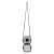 Custom Portable Rechargeable Desk and Neck Fan - Black Front View 