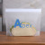 Custom Slipzip Large Gel Reusable Storage Bag - White In Use