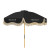 Custom St. Tropez Market Umbrella Kit 6 Imprints - Black