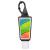 Custom Hand Sanitizer Gel: 1 oz Bottle With Carabiner - Black