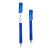 Custom Skywriter Combo Recycled Plastic Ball Pen & Highlighter - Blue