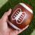 Custom Mini Mayhem Football - Brown/white In Use